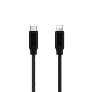 Braided Lightning to USB C Apple PD 25W Cable