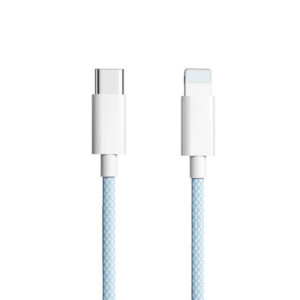 Braided Lightning to USB Type C PD 20W Cable